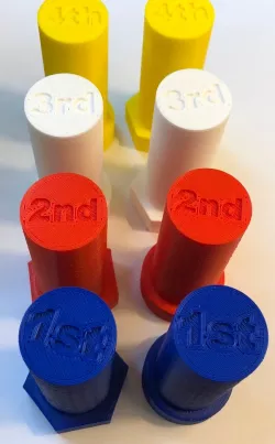 Prize Containers, Gift Container - 1st through 5th plus unmarked