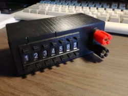 Resistor decade substitution box