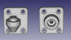 "Reverse Bowden" Filament Guide System For Anet A8