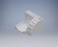 Simple Pencil & Sticky Note Holder