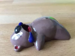 Sleeping Drooling Bear Figurine