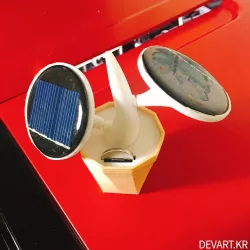 Solar energy flowerpot