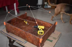 Soporte para la casa del chihuahua impreso en 3d