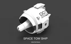 Space Tow Ship Mechanical Toy