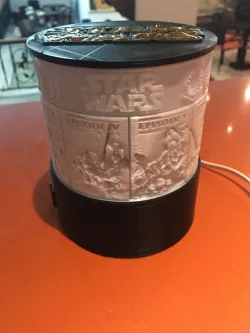 Star Wars Bedside Lamp Lithophane 