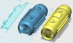 Star Wars Legion Terrain Pod Racer Engines