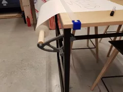 Support rouleau papier / Kraft paper dispenser