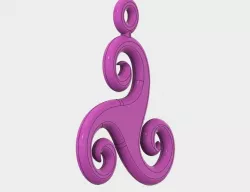 Triskele Earing