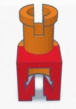 Wheel clip for dishwasher AEG