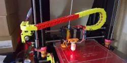 x axis cable chain for GEEETech I3 ProB(easy to assemble)