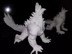 Zinogre / Jinouga - Monster Hunter w/ removable tail