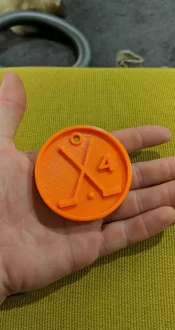 4 Putt Medal Golf Trophy