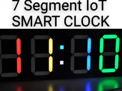 7 Segment LED Smart Clock