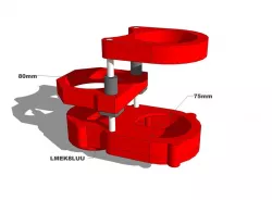80mm spindle floating dustshoe