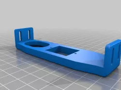 9g fish feeder servo mount