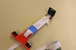 Adjustable Raspberry Pi camera mount for 3D-printers
