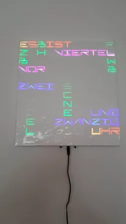 another text clock