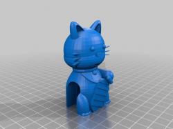 Free STL file LUCKY CAT 🐱・3D print model to download・Cults