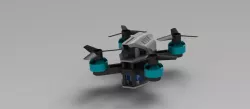 Bee UNO FPV Quadcopter. Fernilab (Carbon Fiber filament)
