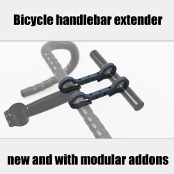 Bicycle handlebar extender v2
