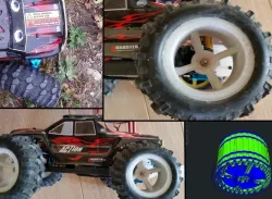 big wheels no extension need for wl toy vortex A979b A959 A969  A959b A969b 1/10 
