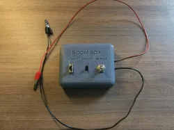 'BOOM box' high voltage capacitor bank case