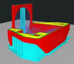 CR-10 Mini Double X Stepper Damper w/ Fan Mount