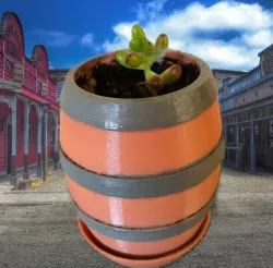 Customizable Barrel Planter