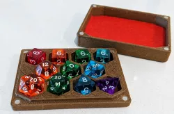 Dice Box and Tray for 11 Dice
