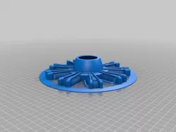 Dummy 9 Cylinder Radial Engine Half