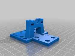 E3Dv6 Bowden X-carriage mount v2 for ANET A8