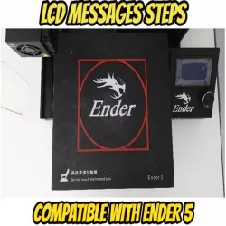 Ender 3/5 Bed leveling G-CODE + test print + LCD STEPS UPDATE 28/11/19