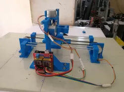 English and Spanish Mini CNC Plotter With CNC SHIELD, Arduino and Step motor 28BYJ-28
