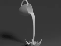 Floating Cup Sculpture