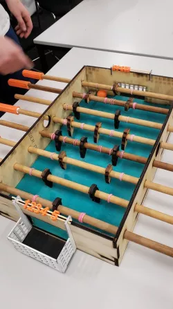 Foosball table - laser cut