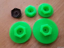 Ford heat shield nut 24mm hex, bigger shims 
