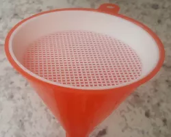 Funnel 4" screen filter