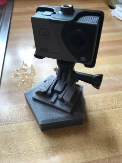 GoPro buckle base/stand (5 sides, decorative)