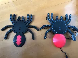 Halloween Spider for 12mm bullet shaped pixels