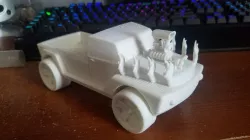 Hot Rod Business Card Holder W/Bearing in Wheels! + Short Bed/LongBed