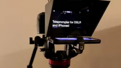 iPhone / Mobile Phone Teleprompter for DSLR Cameras