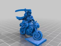 Kill La Kill Satsuki on Bike Miniature