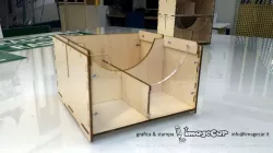 lasercut stackable box  for lego or object