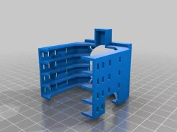 Lateral fan for Anycubic I3 Mega extruder nema17 motor