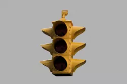Mid-Century 4-Way Traffic Light