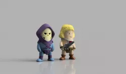 Mini He-Man with moving parts