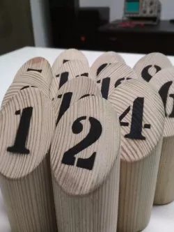 Mölkky Beschriftungs-Set