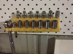 Pegboard Socket Set Holder