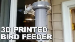 Printed Bird Feeder (Hanging and Post)