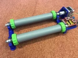 Rock tumbler with Jam bottle
